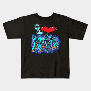 i heart music 1 Kids T-Shirt